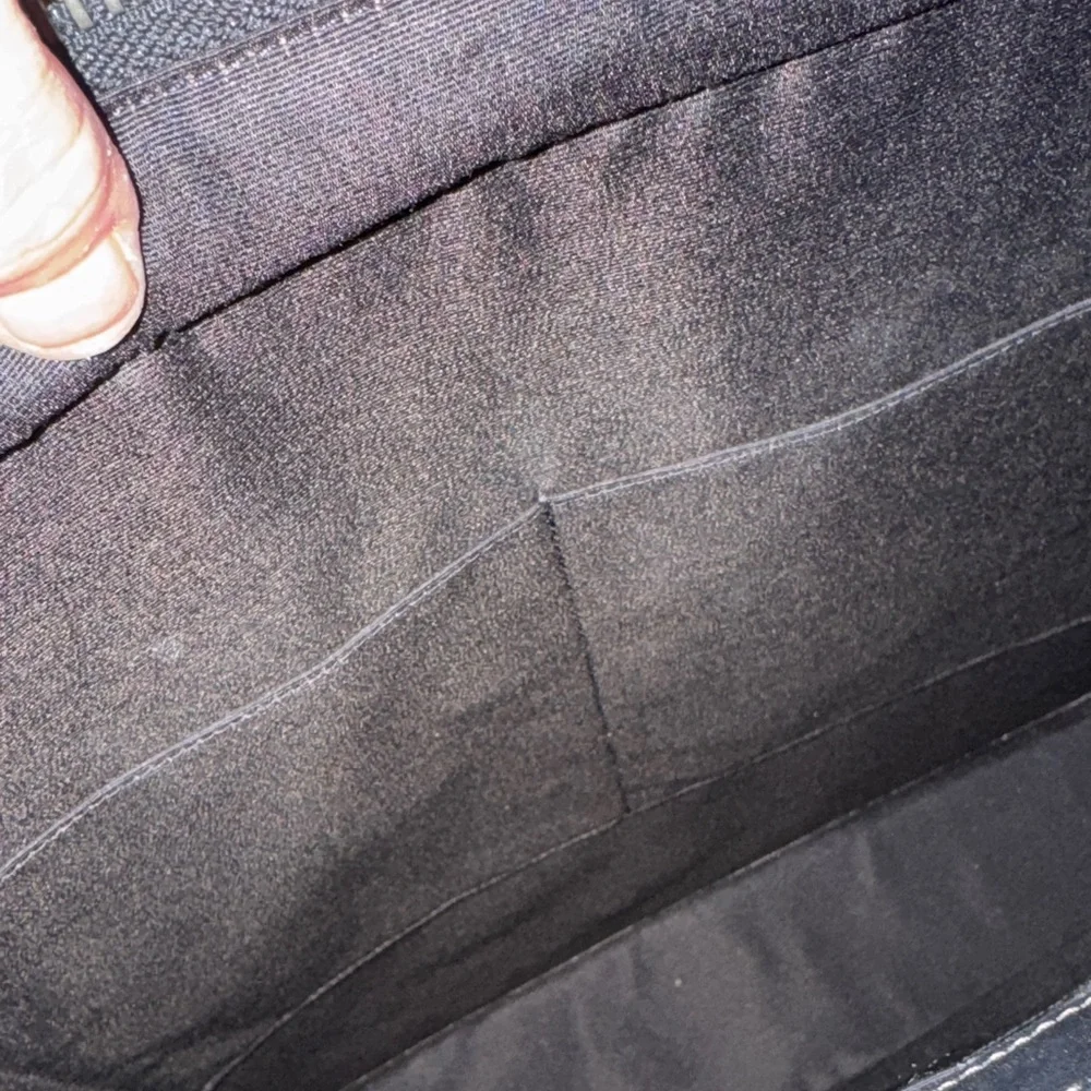Coach Black/Dark Gray Signature Men's Laptop bag
